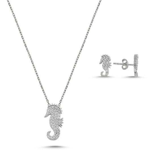 Wolesale CZ Seahorse Set