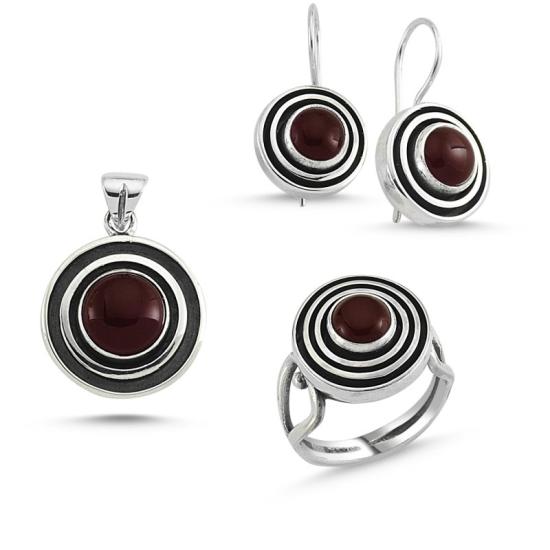 Wolesale Red Agate Handmade Set