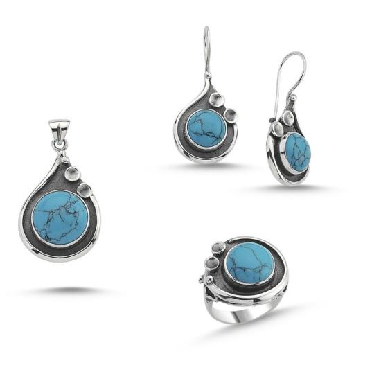 Wolesale Turquoise Stone Handmade Set