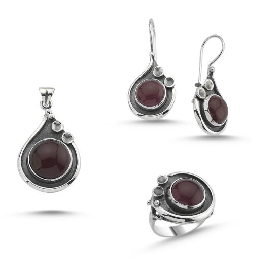 Wolesale Red Agate Handmade Set