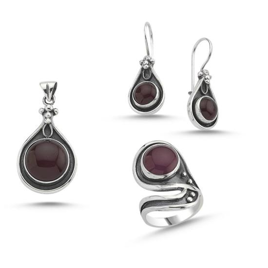 Wolesale Red Agate Handmade Set