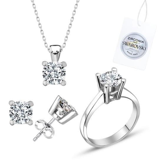 Wolesale Swarovski Zirconia Solitaire Set