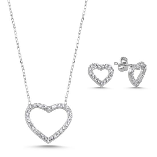 Wolesale Heart CZ Set