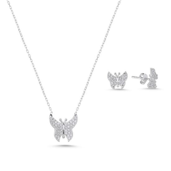 Wolesale CZ Butterfly Set