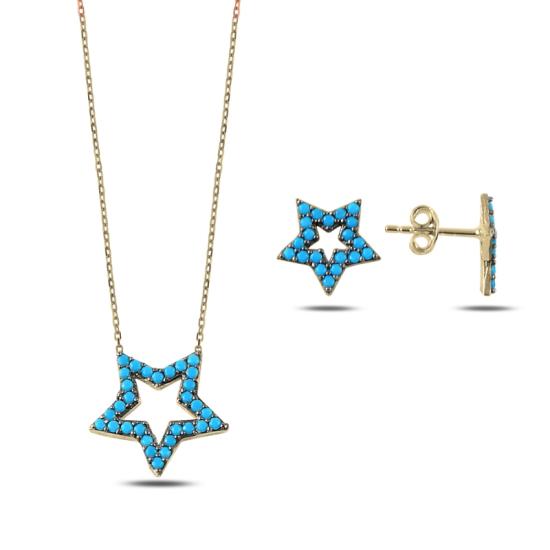 Wolesale Nano Turquoise Star Set