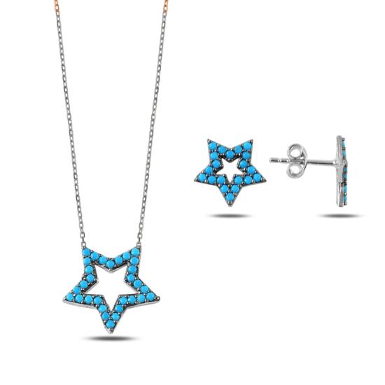 Wolesale Nano Turquoise Star Set