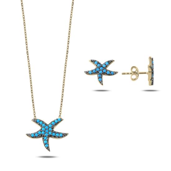 Wolesale Nano Turquoise Starfish Set