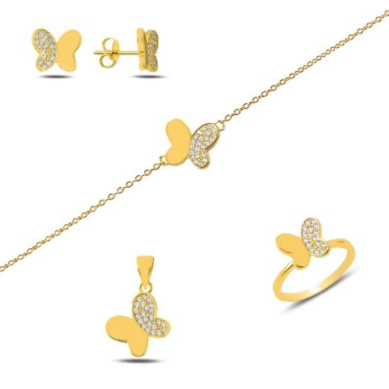 Wolesale CZ Butterfly Set