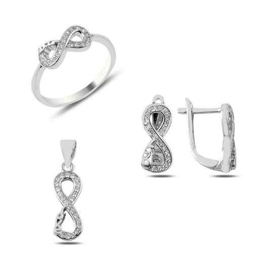 Wolesale Love & Infinity CZ Set