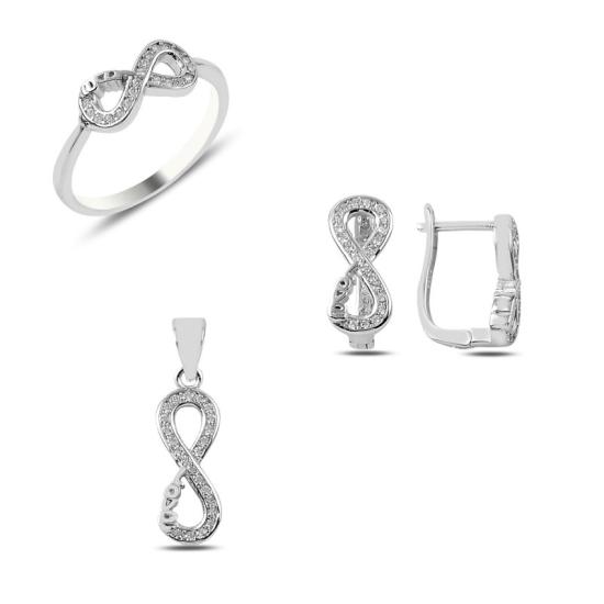 Wolesale Love & Infinity CZ Set