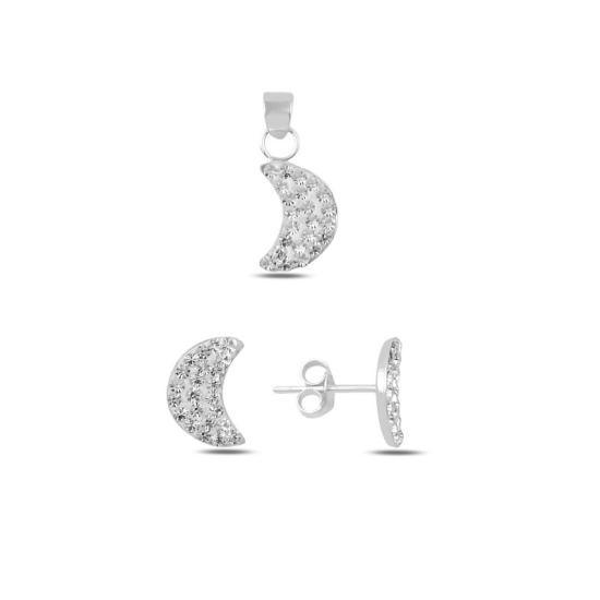 Wolesale CZ Crescent Set