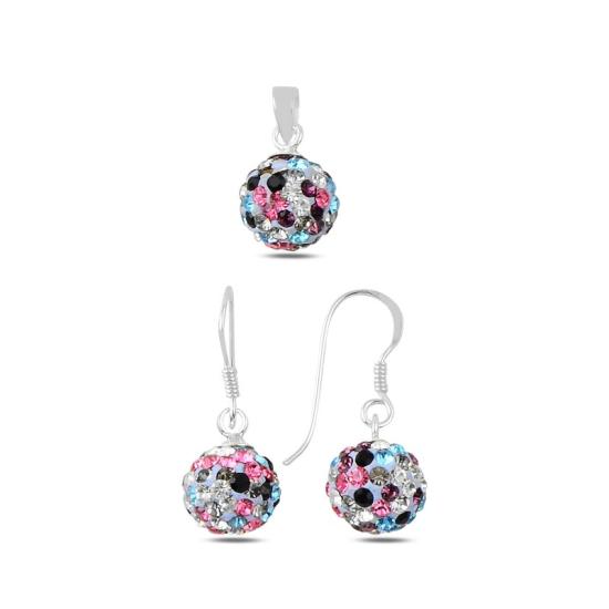 Wolesale Mix CZ Dangle Ball Set