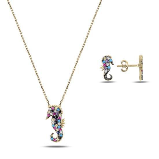 Wolesale Seahorse Mix CZ Set