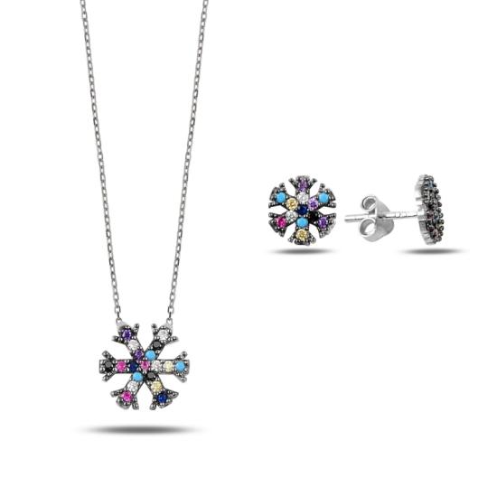 Wolesale Mix CZ Snowflake Set