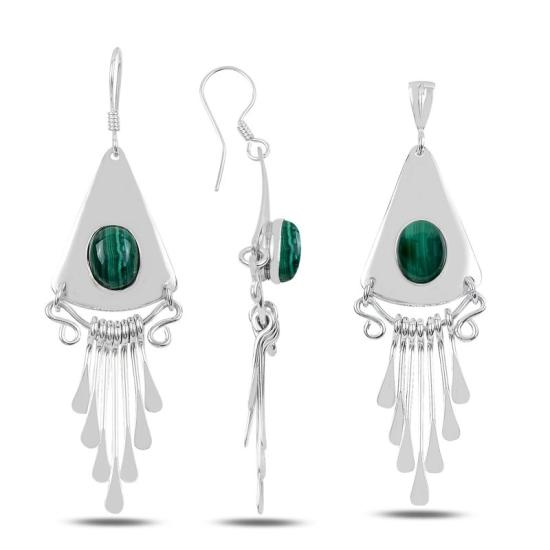 Wolesale Malachite Handmade Set