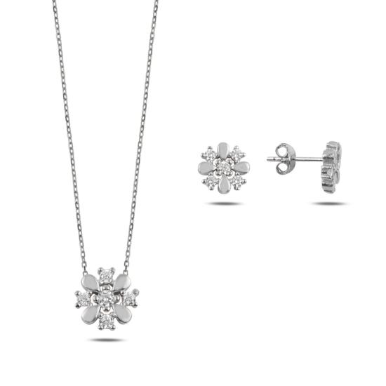 Wolesale CZ Flower Set