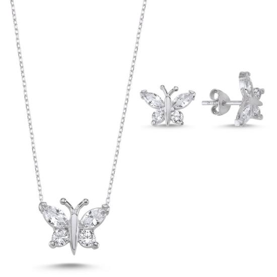 Wolesale CZ Butterfly Set