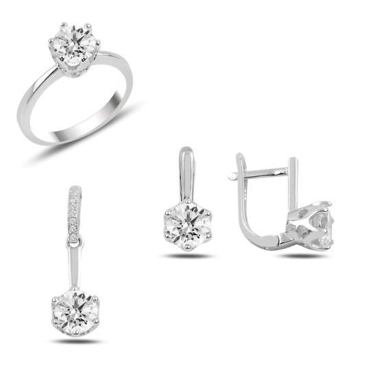 Wolesale CZ Solitaire Set