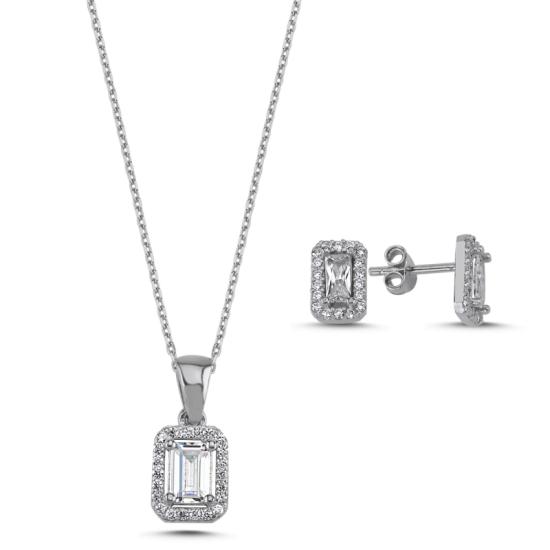 Wholesale Baguette CZ Set