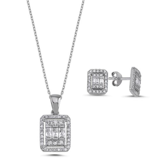 Wholesale Baguette CZ Set