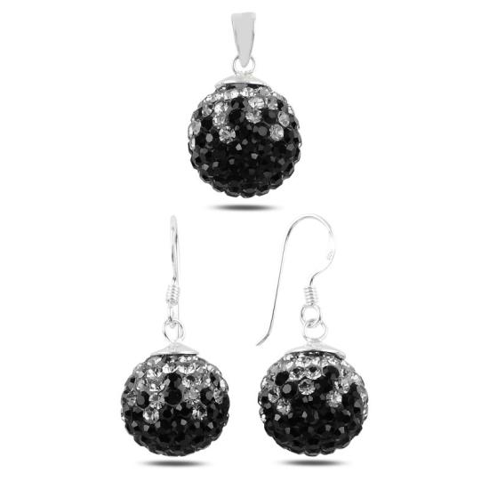 Wholesale Dangle Ball Crystal Set