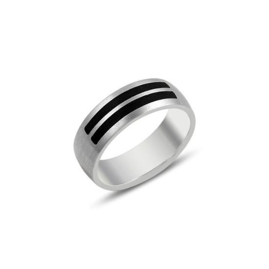 Wholesale Double Lined Stainless Steel Men’s Ring