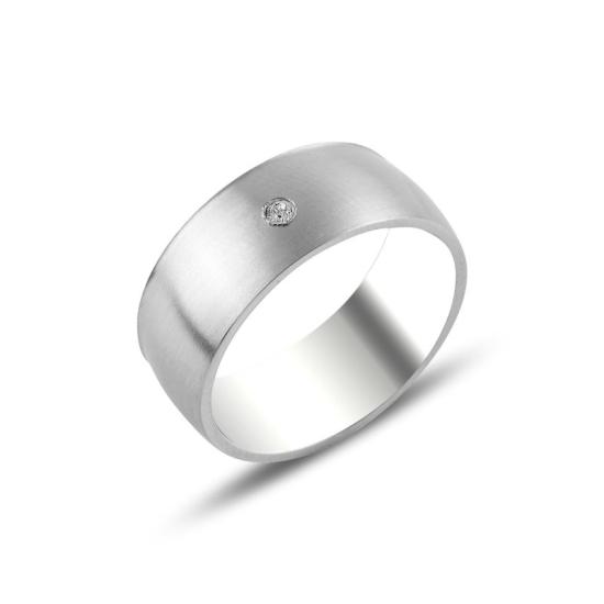 Wholesale CZ Stainless Steel Band Ring