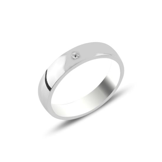 Wholesale CZ Stainless Steel Band Ring