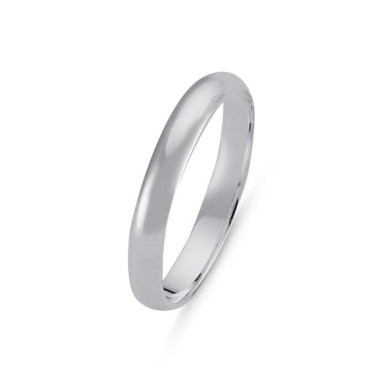 Wholesale 3mm D Shape Plain Band Ring