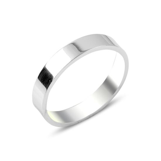 Wholesale 4mm Flat Plain Band Ring