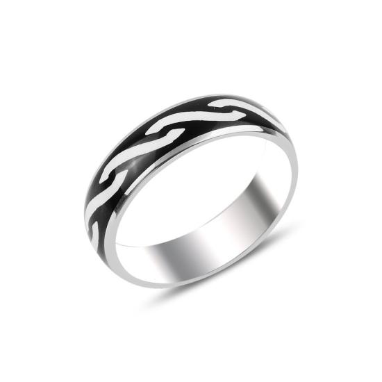 Toptan Enamel Band Ring