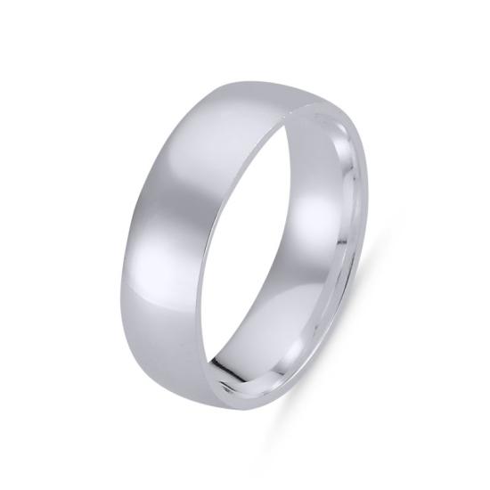 Wholesale 6mm D Shape Plain Band Ring